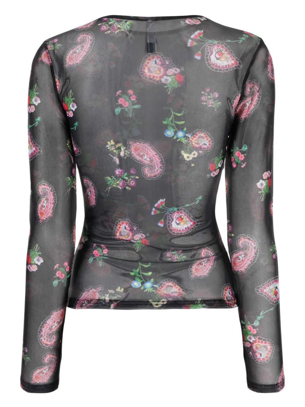 Floral-Print Long-Sleeve Top