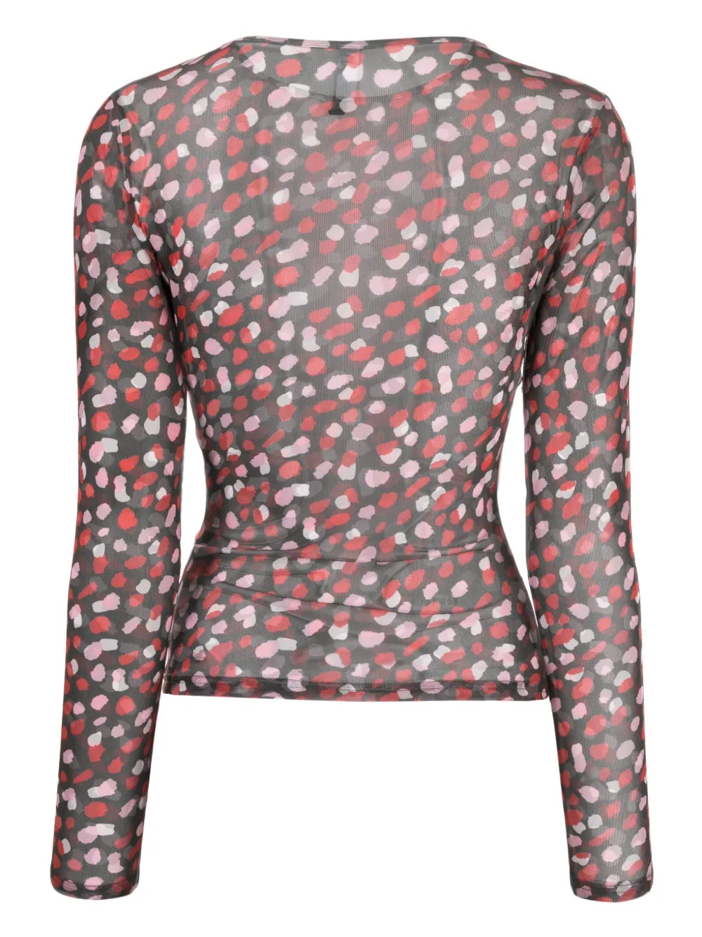 Graphic-Print Long-Sleeve Top