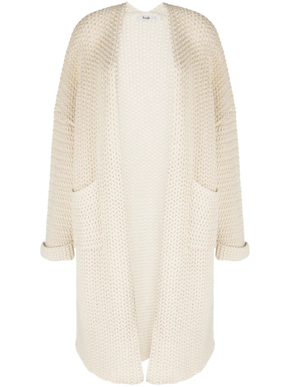 Shawl-Collar Knitted Cardi-Coat
