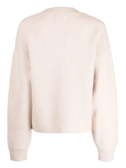 Intarsia-Knit Crew-Neck Jumper