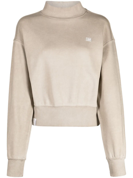Logo-Print Cotton Blend Sweatshirt