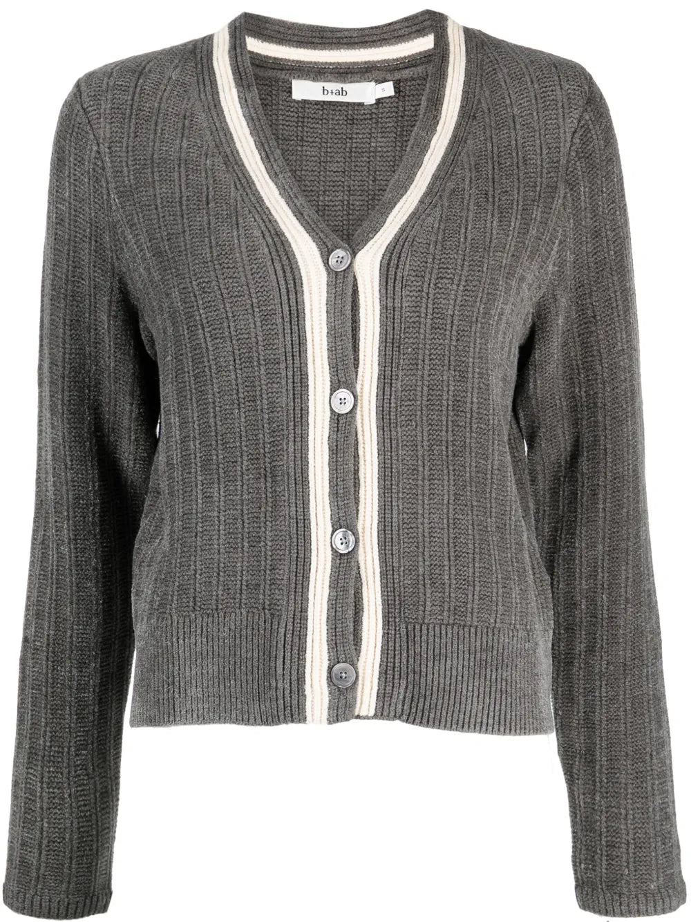 V-Neck Button-Up Cardigan