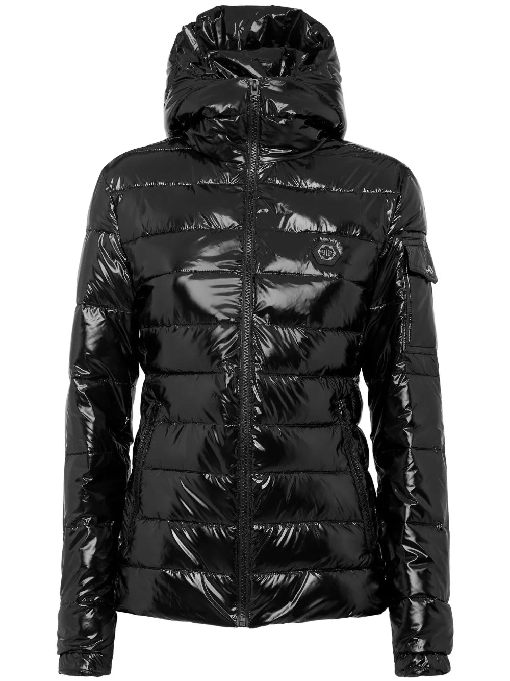 Logo-Plaque Puffer Jacket