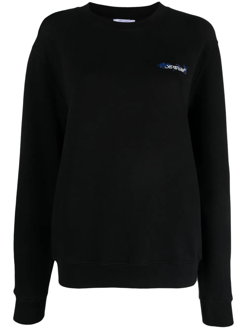 Arrows Floral-Embroidered Cotton Sweatshirt