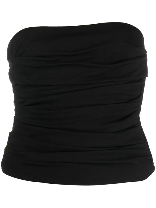 Ruched Bandeau Top
