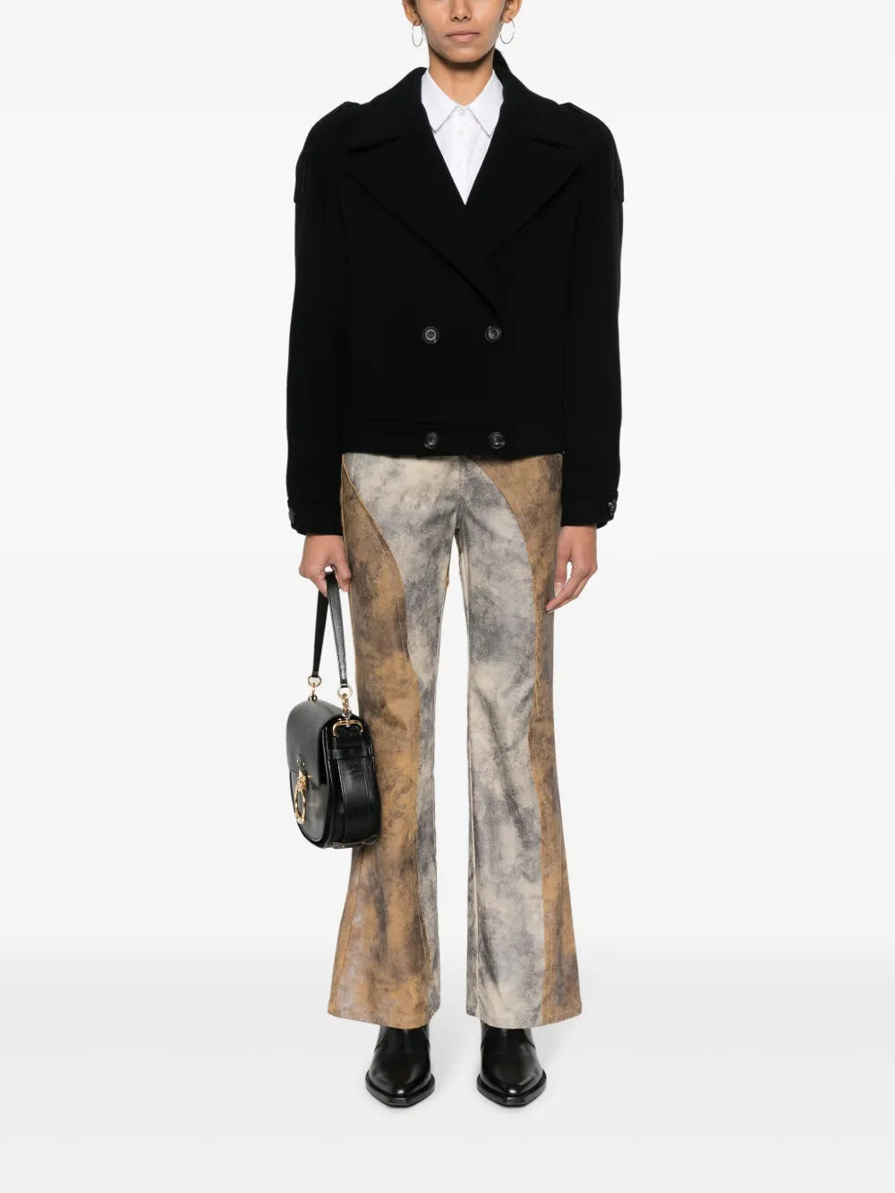 Tailored Virgin-Wool Biker Jacket