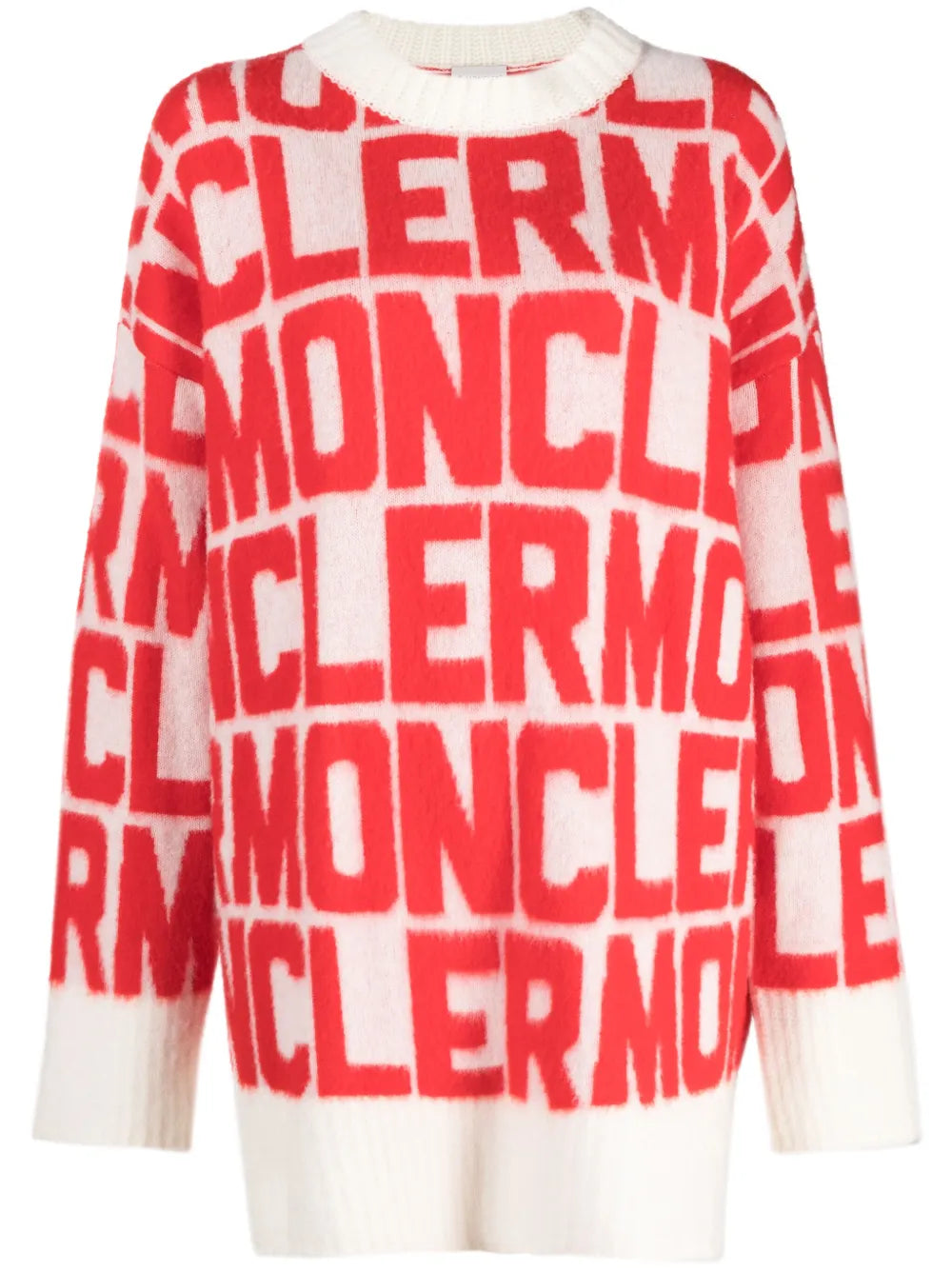 Logo-Jacquard Wool Jumper