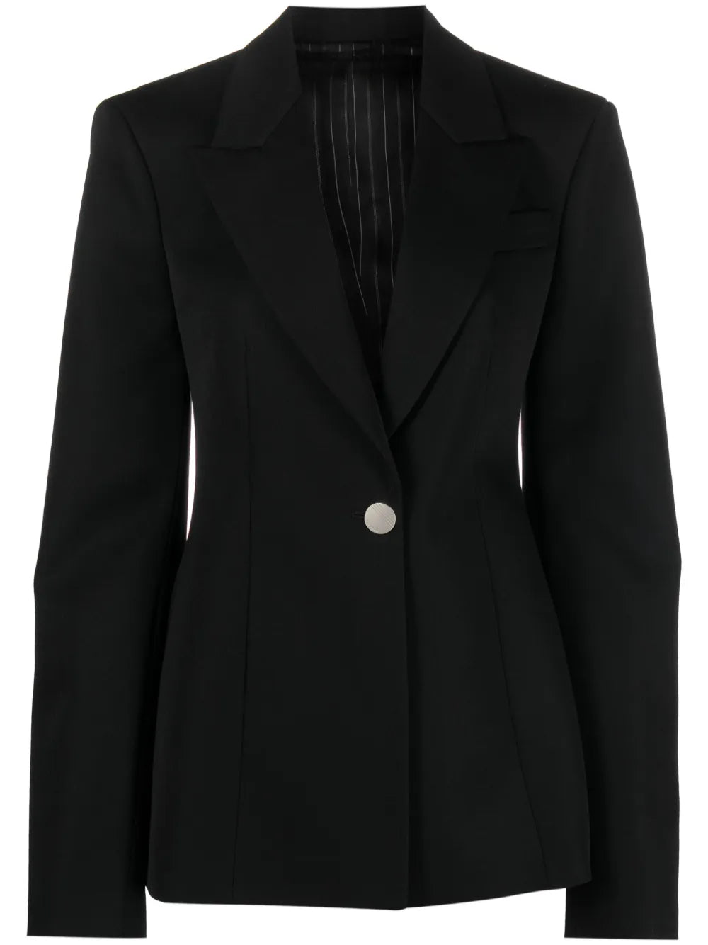 Single-Breasted Virgin Wool Blazer