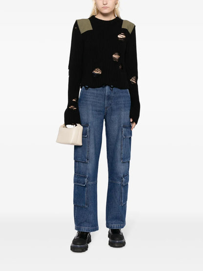 Delena High-Waisted Cargo Jeans