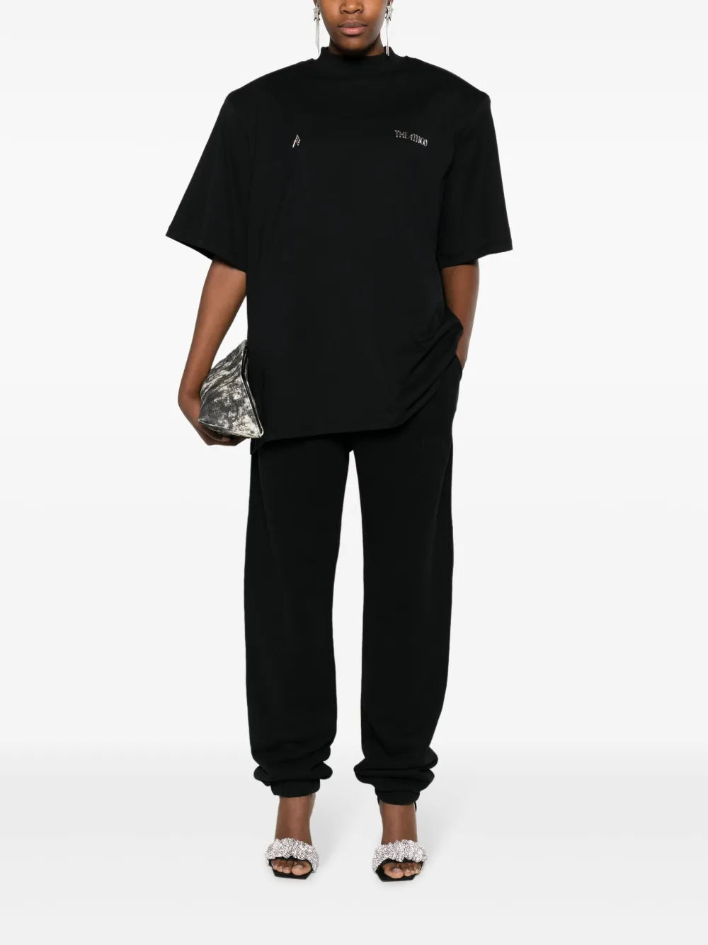 Penny Logo-Embossed Cotton Track Pants