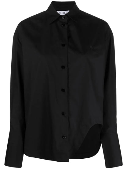 Eliza Logo-Embroidered Cotton Shirt