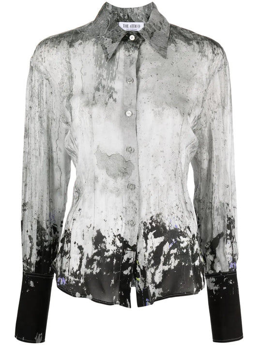 Lily Abstract-Print Shirt