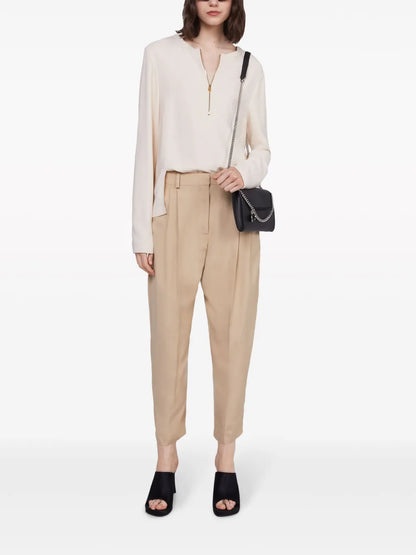Arlesa Double-Split Blouse