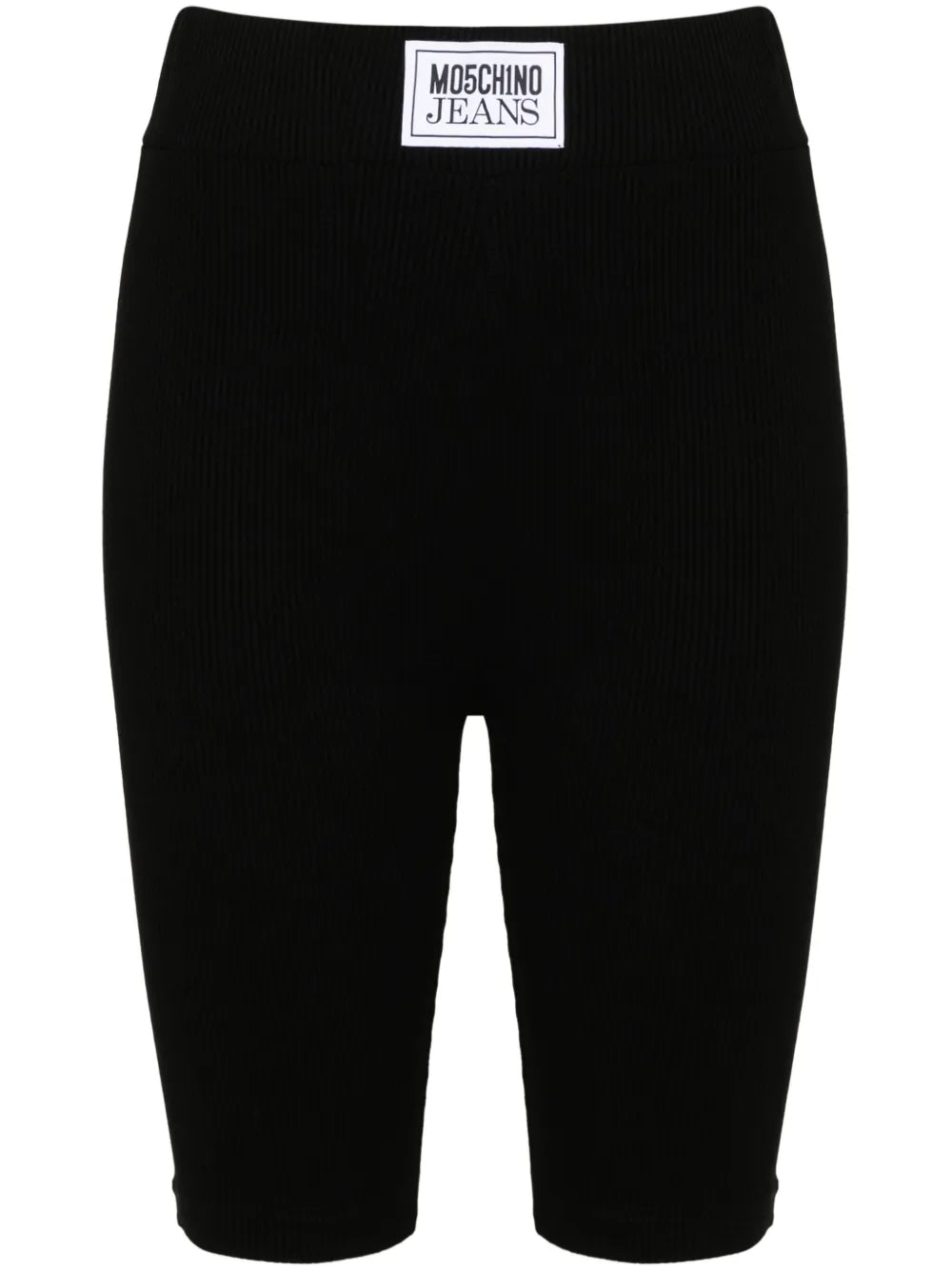 Logo-Patch High-Waist Shorts