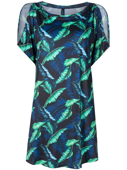 Allat Leaf-Print Tunic