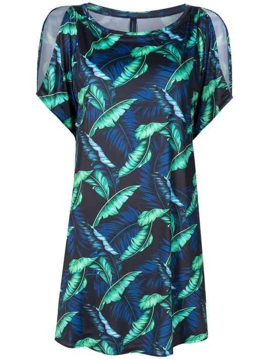 Allat Leaf-Print Tunic