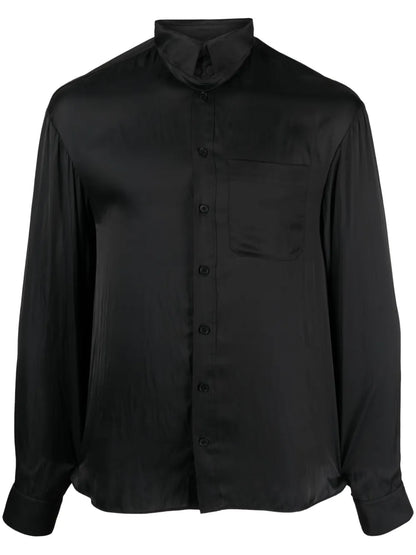Long-Sleeved Dropped-Shoulder Shirt