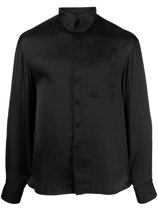 Long-Sleeved Dropped-Shoulder Shirt