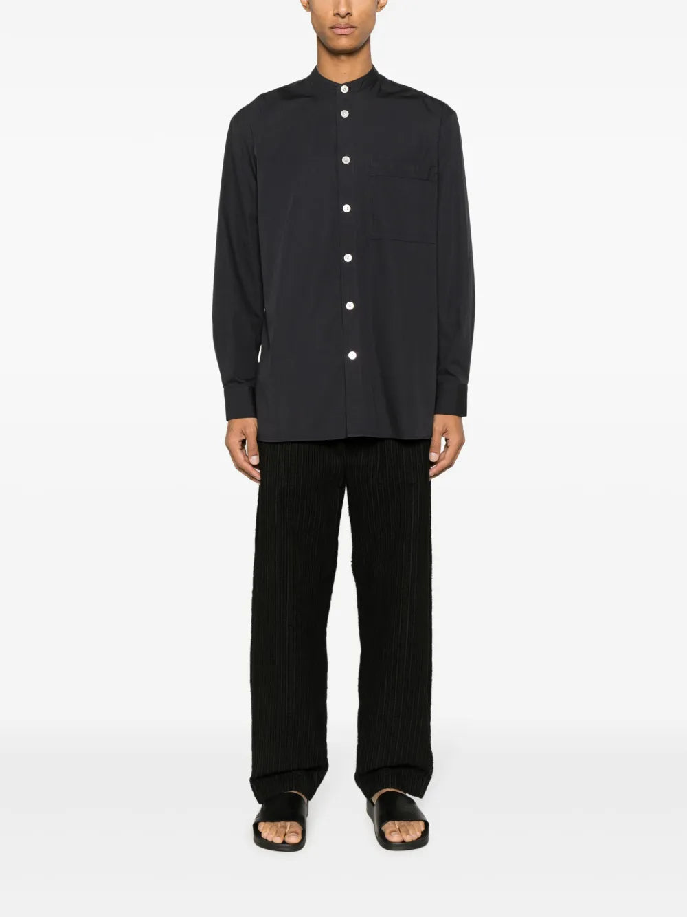 Long-Sleeve Organic Cotton Shirt