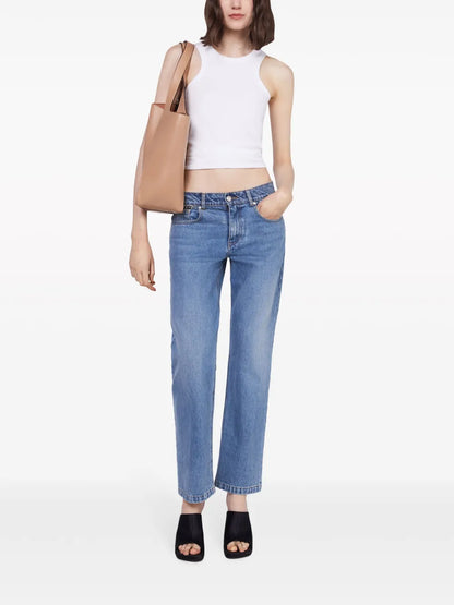 Falabella-Chain Straight-Leg Jeans