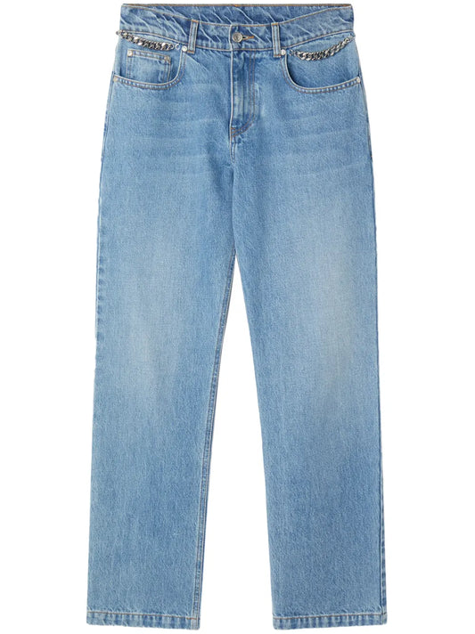 Falabella-Chain Straight-Leg Jeans