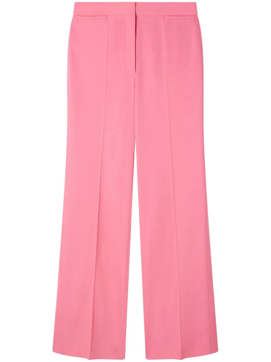 Straight-Leg Tailored Wool Trousers