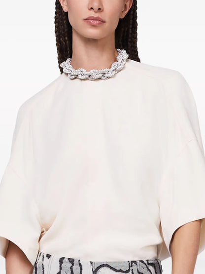 Falabella Crystal-Embellished Blouse