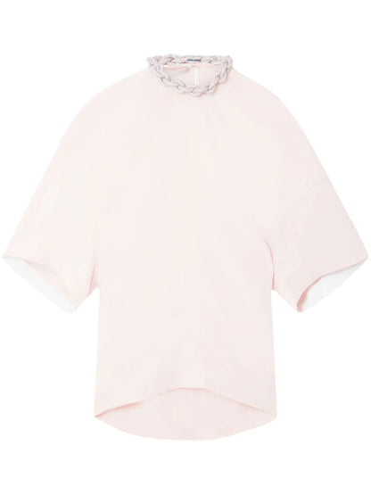 Falabella Crystal-Embellished Blouse