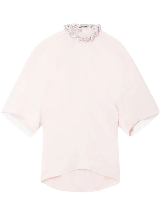Falabella Crystal-Embellished Blouse