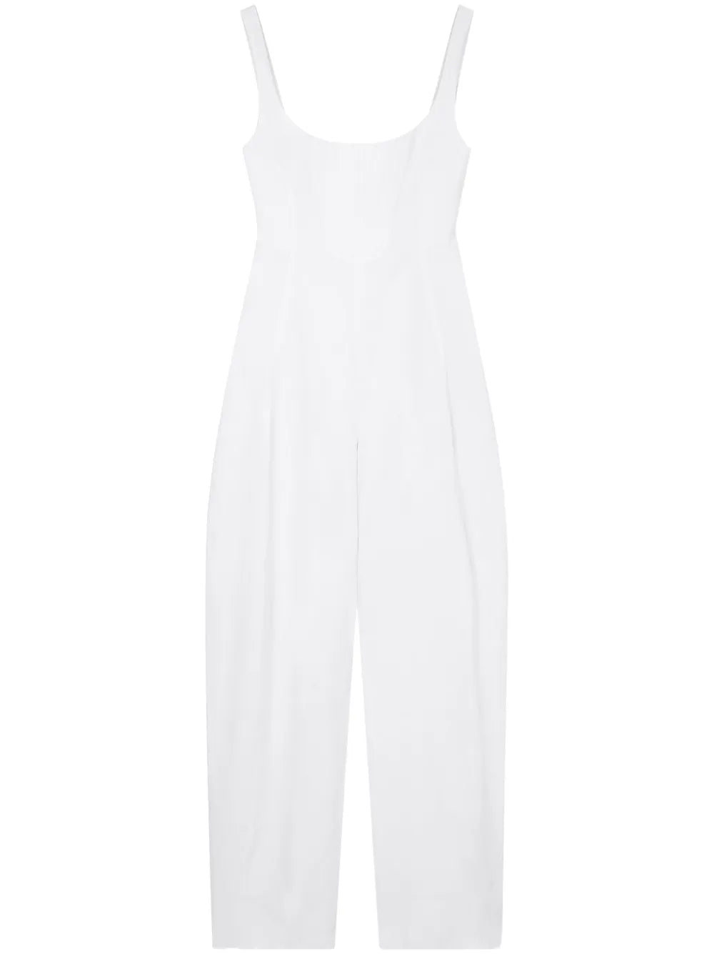 Corset-Style Wide-Leg Jumpsuit