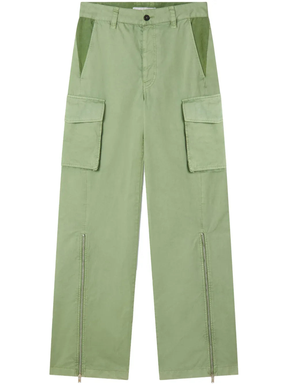 Straight-Leg Cotton Cargo Pants