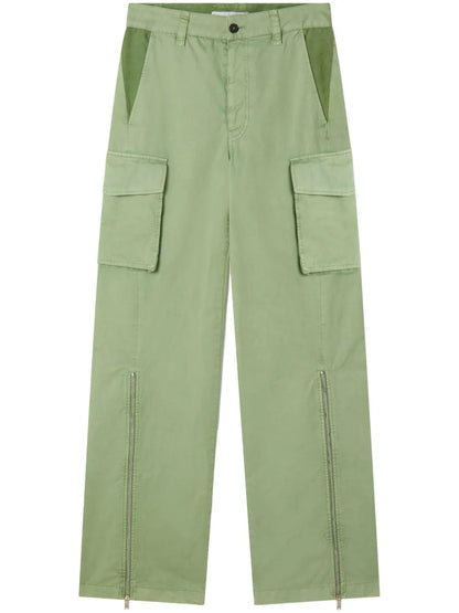 Straight-Leg Cotton Cargo Pants