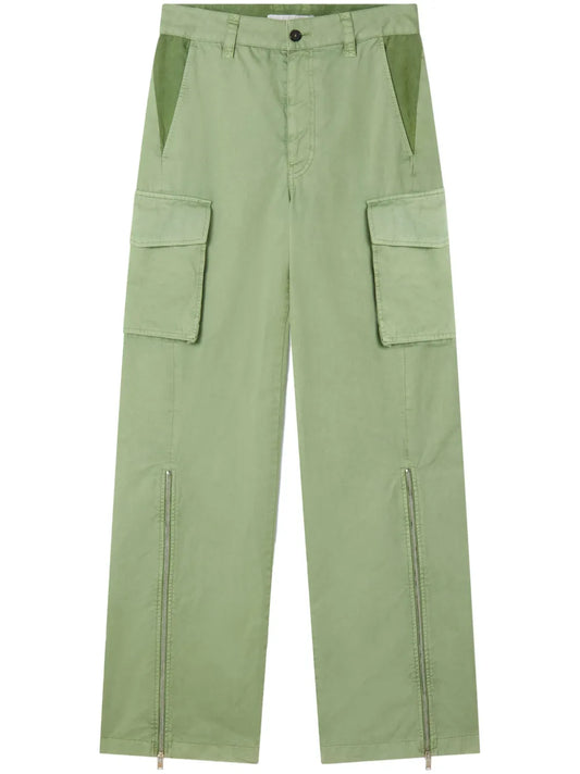 Straight-Leg Cotton Cargo Pants