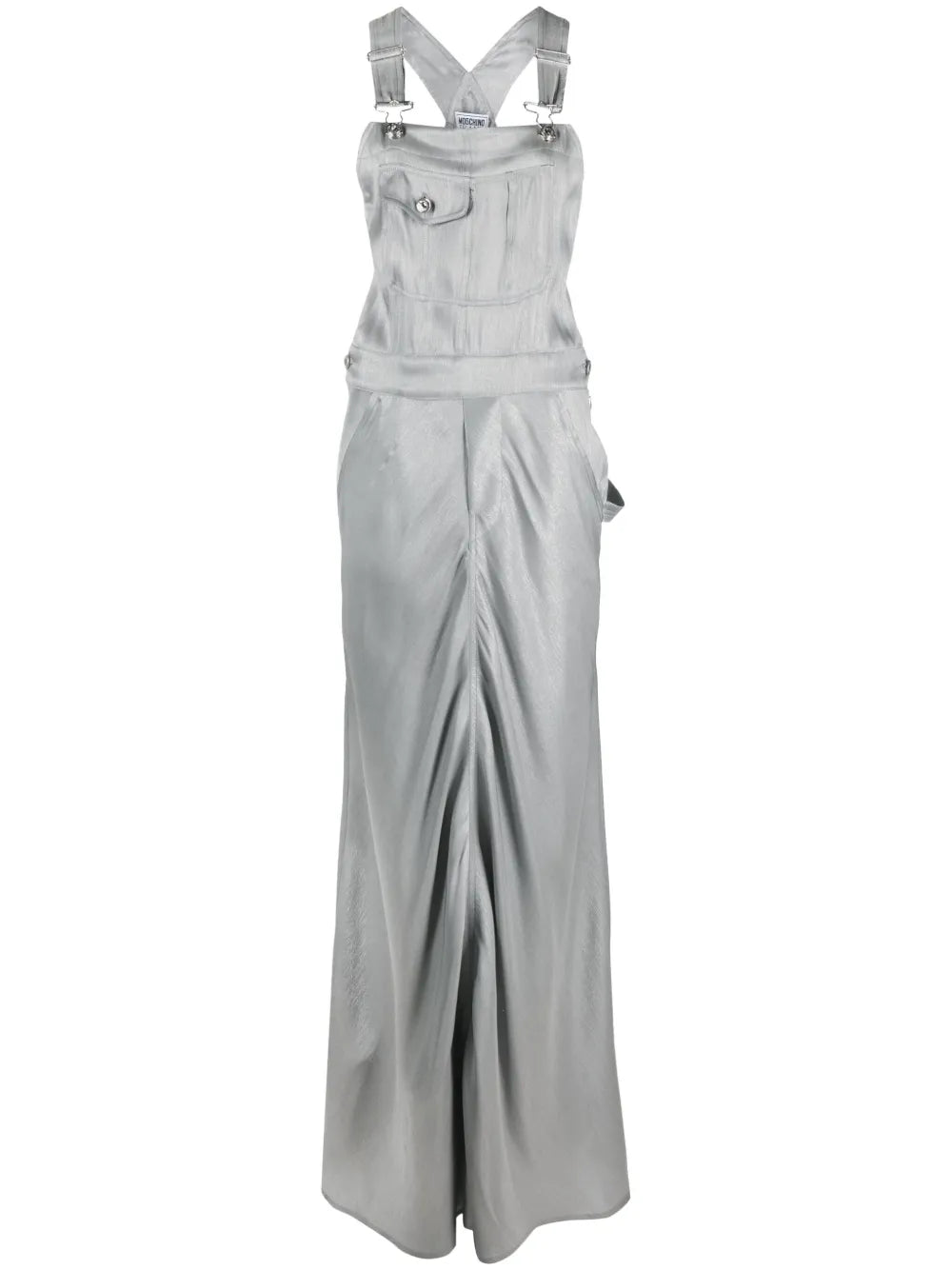 High-Shine Floor-Length Dress