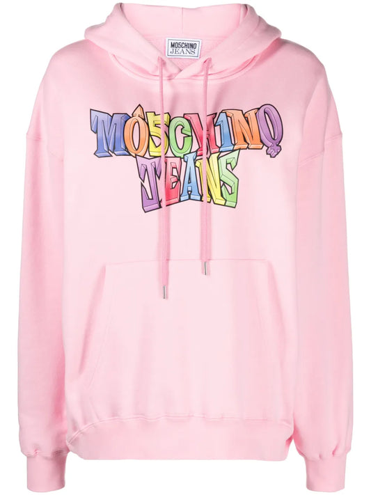 Logo-Print Cotton Hoodie