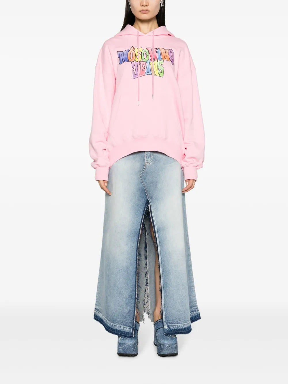 Logo-Print Cotton Hoodie