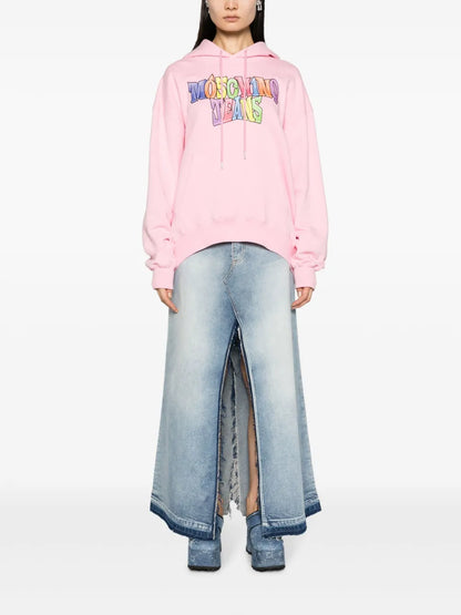 Logo-Print Cotton Hoodie