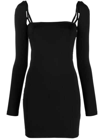Cut-Out Stretch-Jersey Minidress