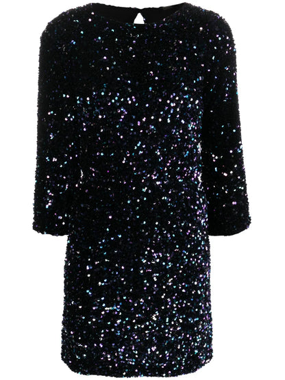 Sequin-Embellished Minidress