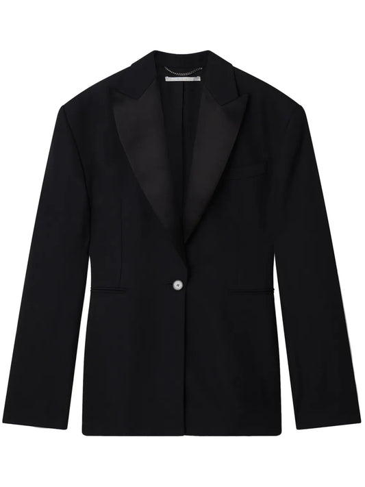 Peak-Lapels Organic Cotton Blazer