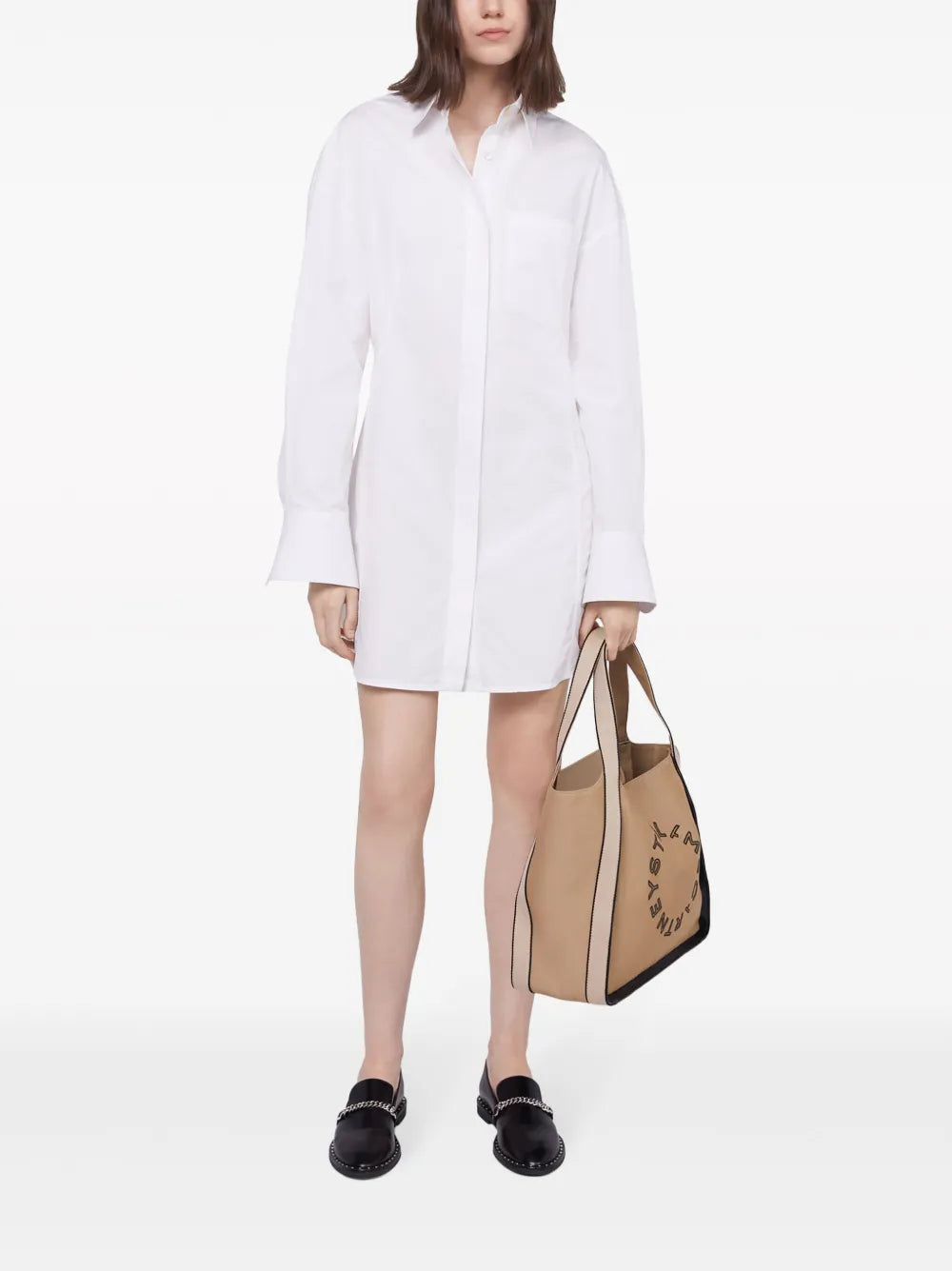 Poplin Shirt Minidress