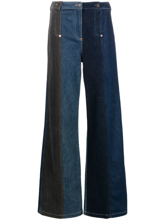 High-Waisted Wide-Leg Jeans