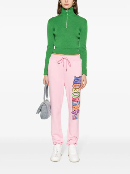 Logo-Print Cotton Track Pants