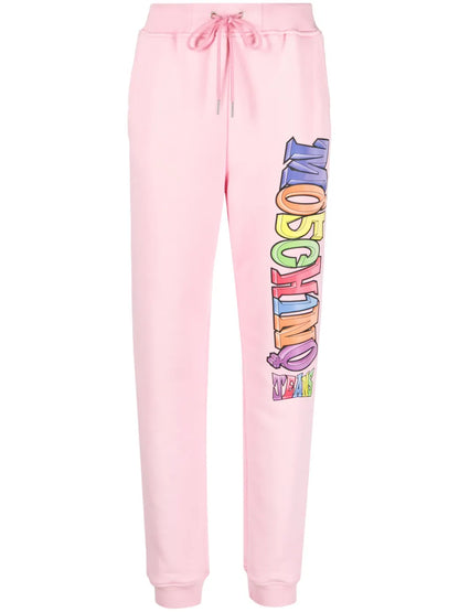 Logo-Print Cotton Track Pants