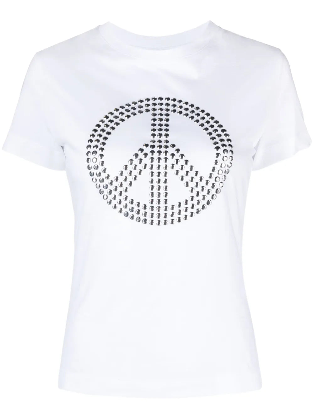 Peace-Sign Cotton T-Shirt