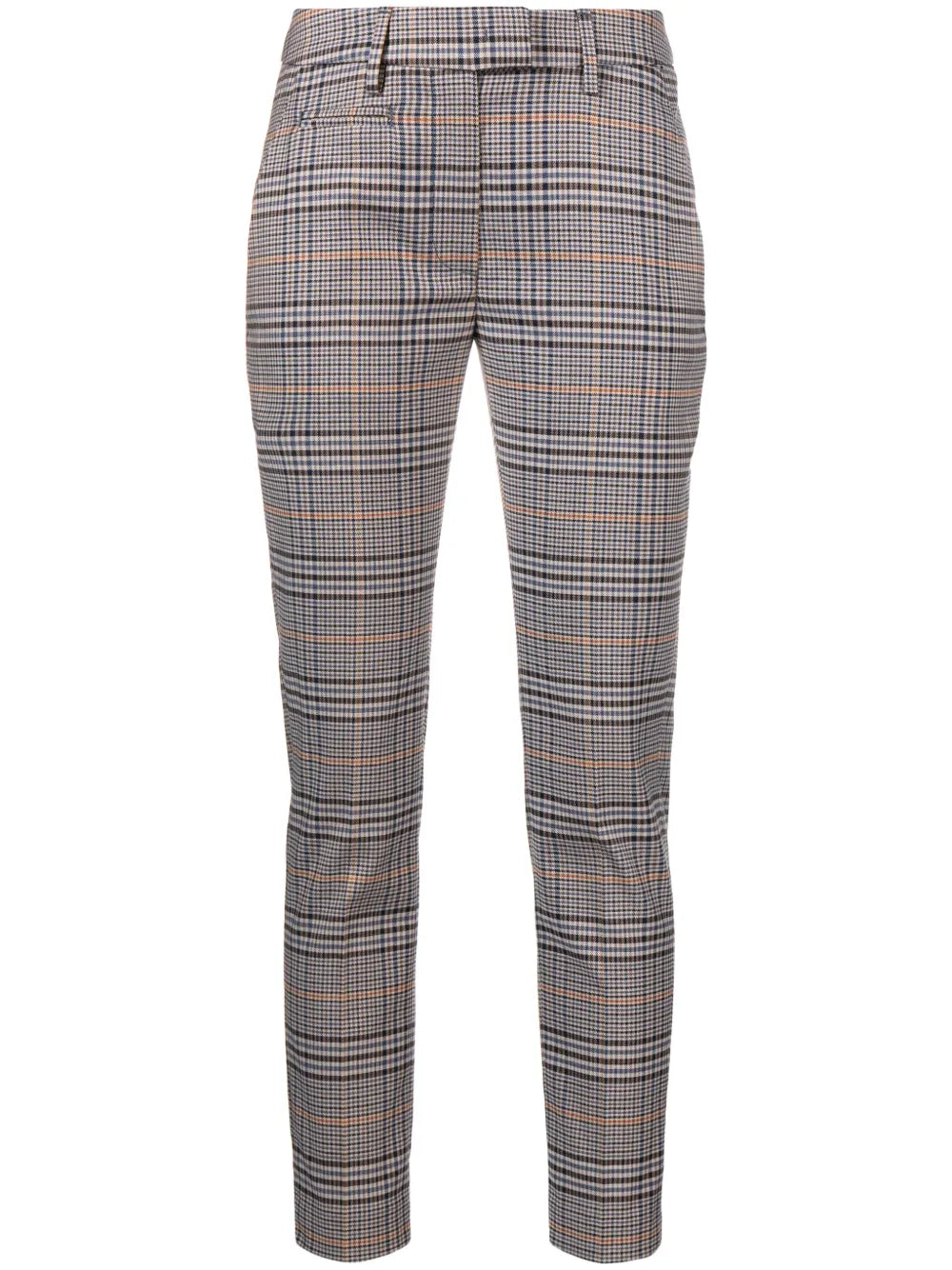 Plaid Cropped Trousers