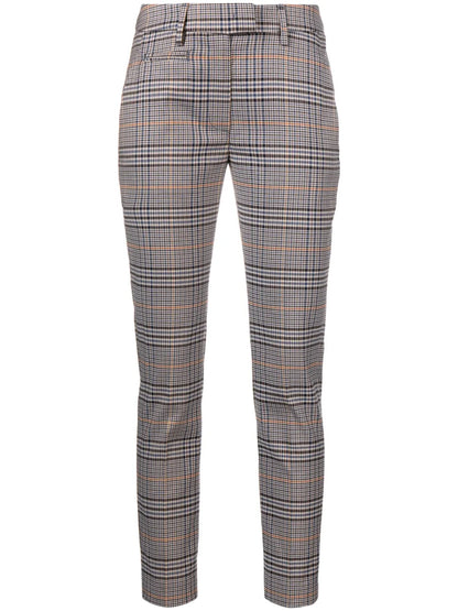 Plaid Cropped Trousers