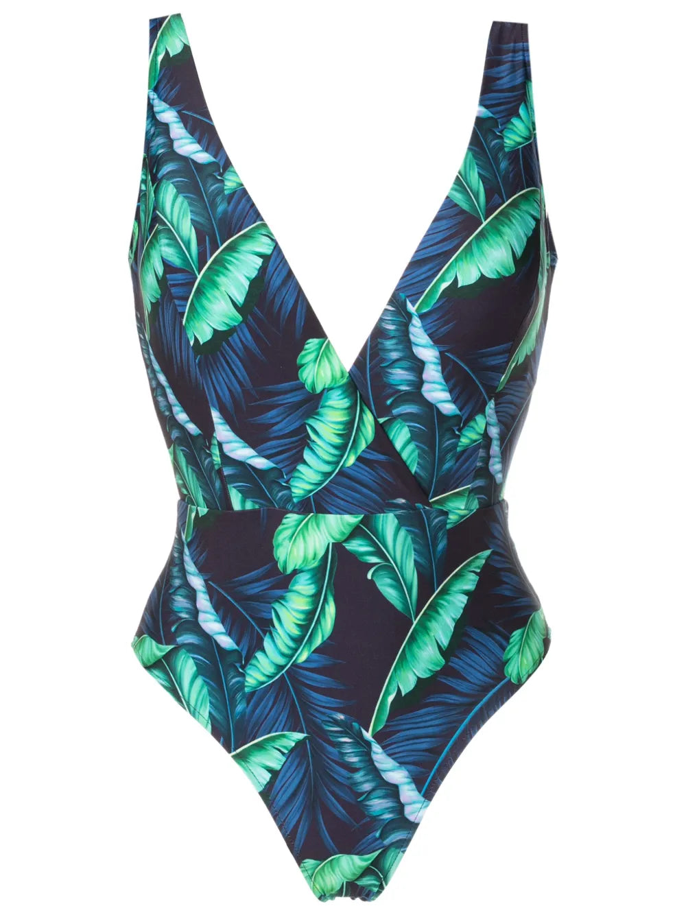 Evita Leaf-Print Swimsuit