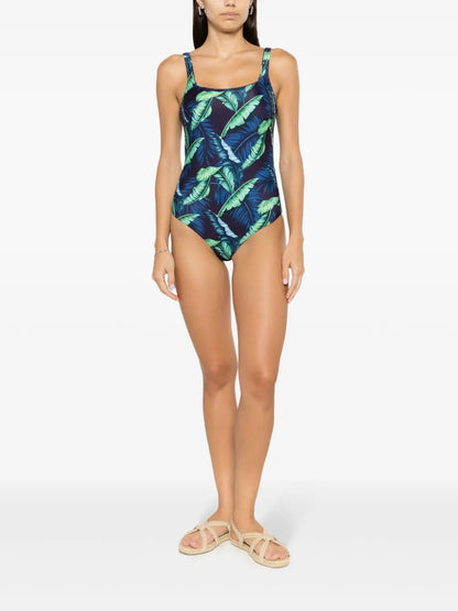 Hapuna Leaf-Print Swimsuit
