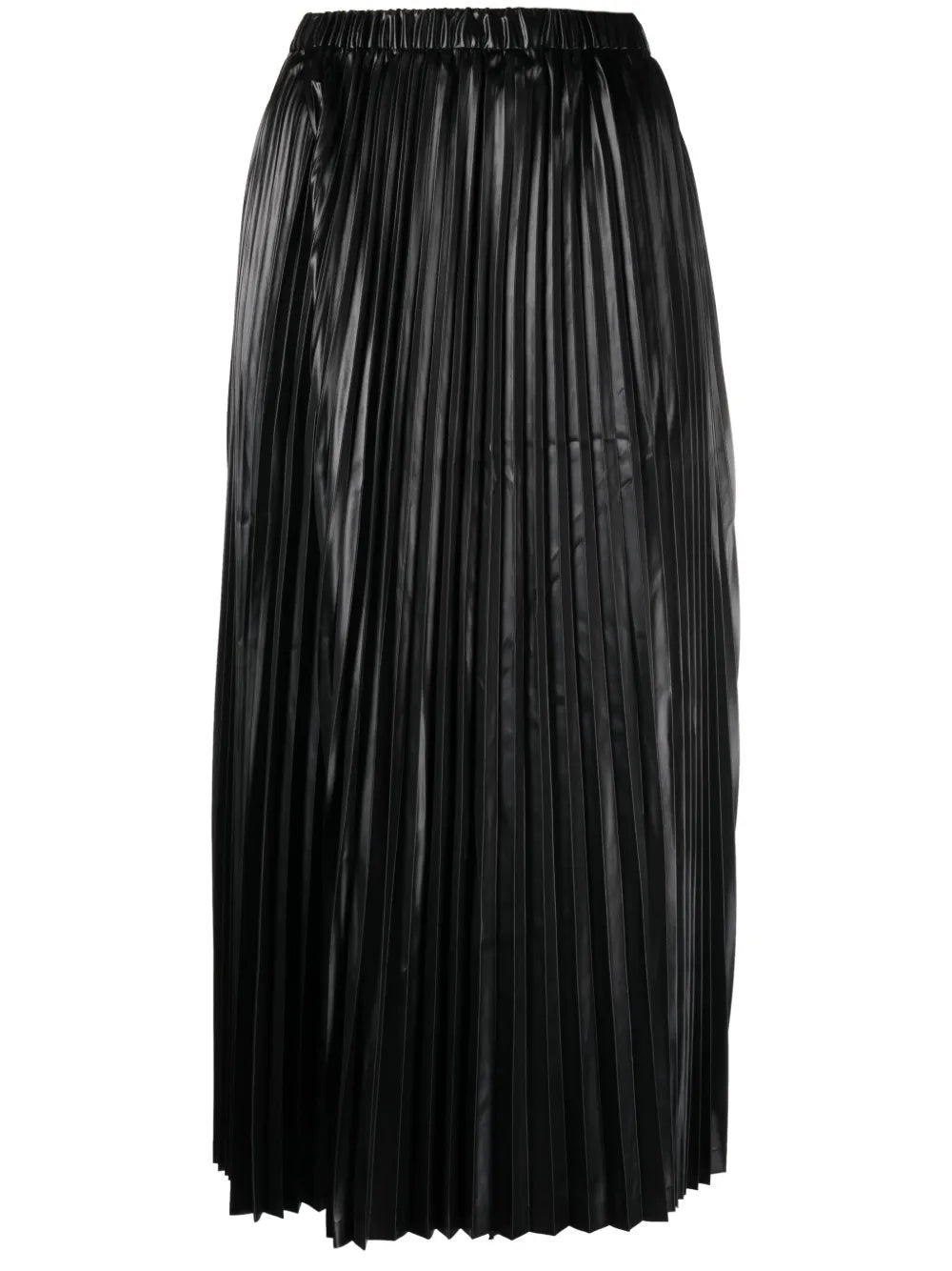 Pleated Layered Cropped Trousers